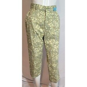 Dockers Floral Denim Capri Pants - Size 8P